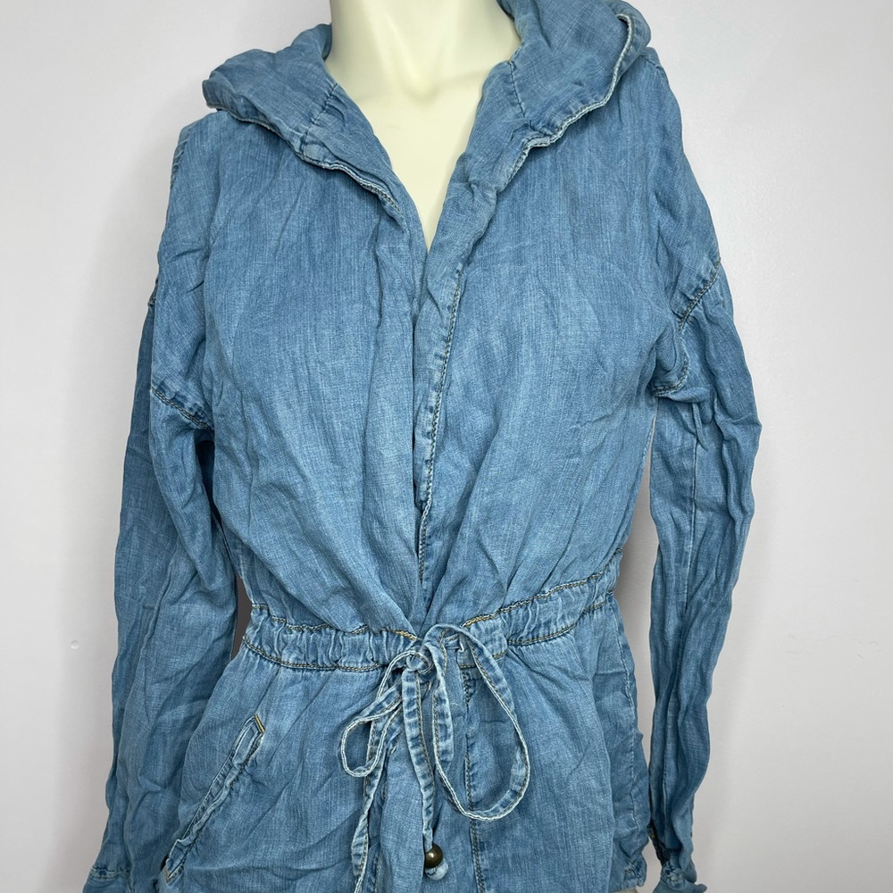 Front Tie denim jacket